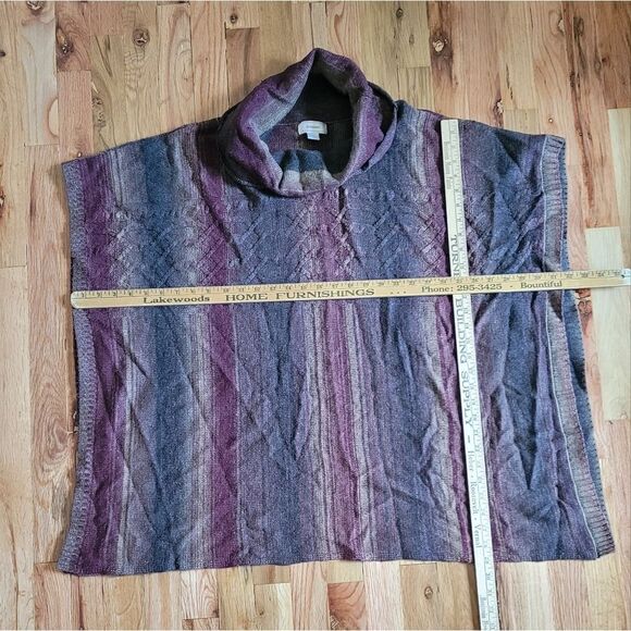 Kamana Cowl Sweater Poncho Size Medium - Picture 4 of 7